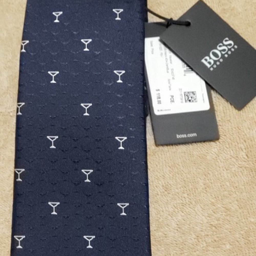 Hugo Boss  Silk "Martini" tie